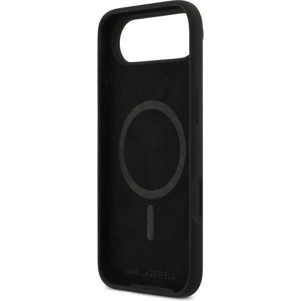 Karl Lagerfeld Liquid Silicone Double Heads MagSafe kryt iPhone Air černý - Pouzdra - Obrázek b60c758e49754f328b306ace42efdaad