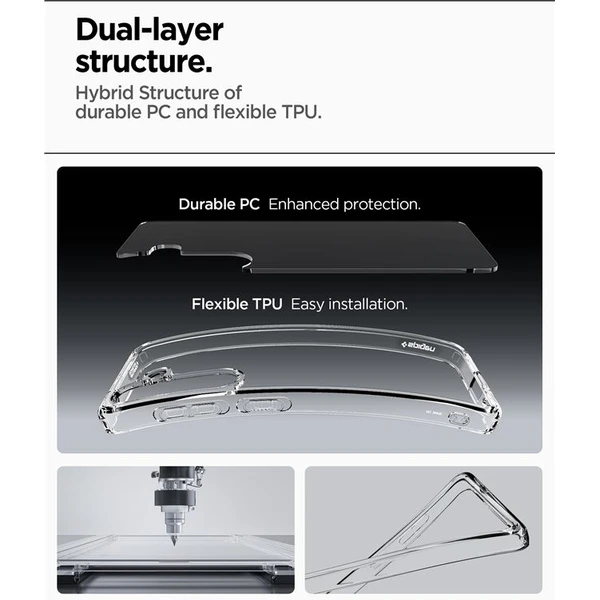 Spigen Ultra Hybrid kryt Samsung Galaxy S25 čirý - Pouzdra - Obrázek b6136ae40798464d932c73a3258d5676