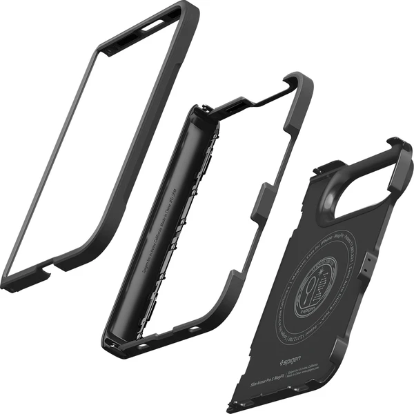 Spigen Slim Armor Pro S MagSafe kryt iPhone Duo black - Pouzdra - Obrázek b61ae00aad8b4a628961f8849ec6ddc2