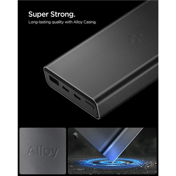 Spigen Essential powerbanka 20000mAh (30W) černá (EA3020) - Powerbanky - Obrázek b62271c9466743fcbef75bae8adc757d