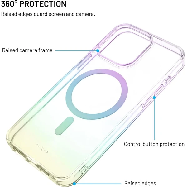 FIXED MagRainbow kryt s MagSafe Apple iPhone 17 Pro Max duhový - Pouzdra - Obrázek b62f1d34fe8a467e969bf4a216850b54