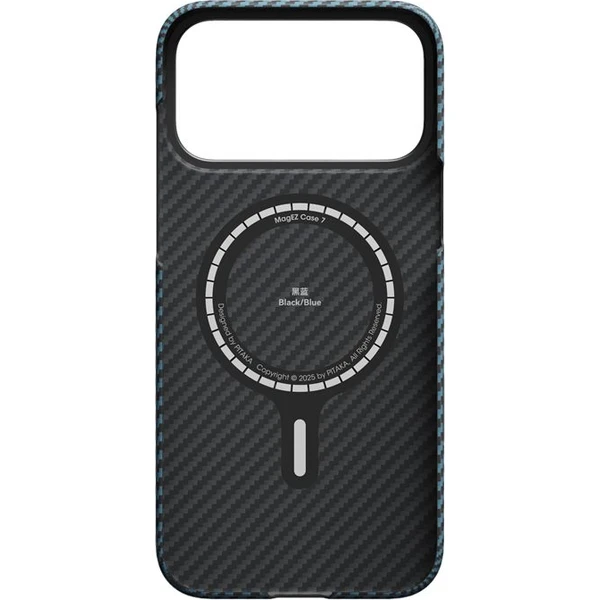 Pitaka Ultra-Slim Case MagSafe kryt iPhone 17 Pro Max Blue/Grey - Pouzdra - Obrázek b62ffd59f34e471c829aca19ab5d5891