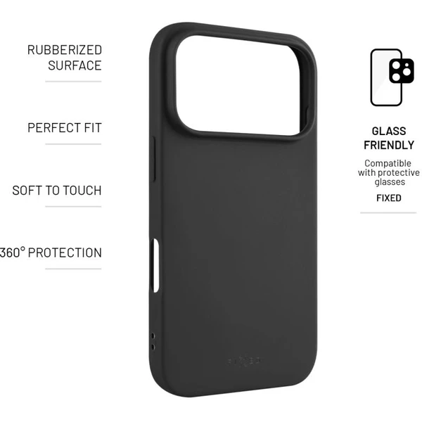FIXED Story silikonový kryt Apple iPhone 17 Pro černý - Pouzdra - Obrázek b63ca02ad8c1436bb3fa19c05d3b0b07