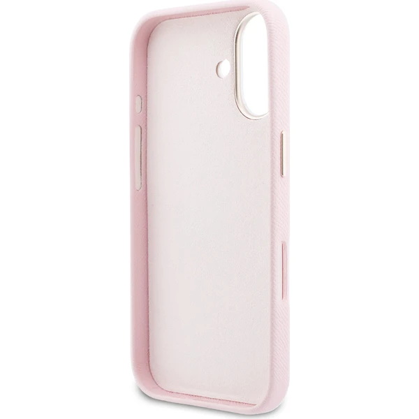 Guess PU Resin Logo kryt iPhone 17 růžový - Pouzdra - Obrázek b646bc9ae66f482fb18301f627c623dd