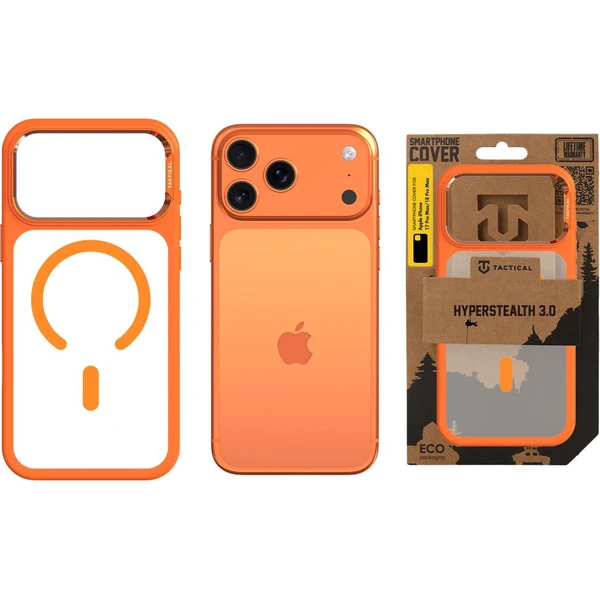 Tactical MagForce Hyperstealth 3.0 MagSafe kryt Apple iPhone 17 Pro Max/18 Pro Max Agent Orange - Pouzdra - Obrázek b64bdfe02f314e64bcd4766a25e7d54a