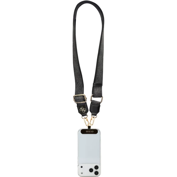 Guess Crossbody popruh PU 4G Metal Logo černý - Popruhy a crossbody - Obrázek b657fbadf4c6490a83c7a045ebc06087