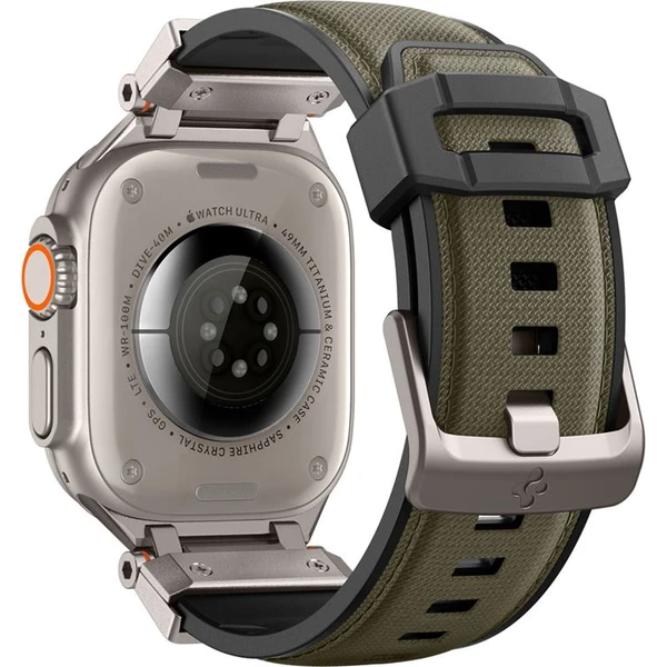 Spigen DuraPro Armor řemínek Apple Watch Ultra 49/46/45/44/42mm tmavě zelený - Řemínky - Obrázek b66d2df8b4724ab09e578c80c9df4ba2