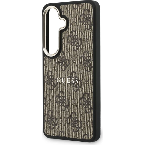 Guess PU Leather 4G Gold Frame Magnetic kryt Samsung Galaxy S26+ hnědý - Pouzdra - Obrázek b66eae0483d243ecbb59dcf5150c6518