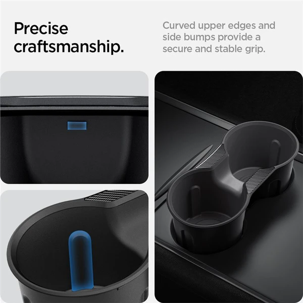Spigen Center Console Cup Holder Insert Relaxed Grip vložky do držáku nápojů Tesla Model Y/3 - Držáky - Obrázek b672f41051414ab1ac606baf2a980f61