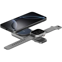 ENERGEA MagDuo 2v1 Foldable (Qi2) MagSafe nabíječka modrá - Nabíječky
