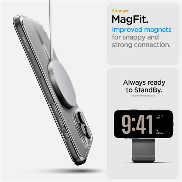 Spigen Ultra Hybrid T MagSafe kryt iPhone 16 Pro bílý - Pouzdra - Obrázek b679c1a2ab13421788fefeda42b56eec