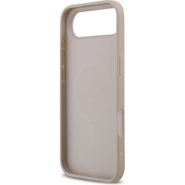 Guess PU Leather 4G Colored Ring MagSafe Zadní Kryt pro iPhone Air růžový - Pouzdra - Obrázek b68322ff53a646e4a3333c40294c4e0f