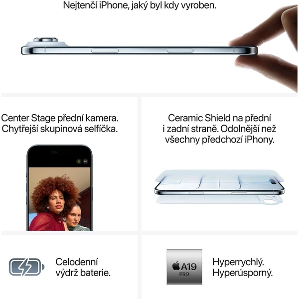 Apple iPhone Air 256GB oblačně bílý - Mobilní telefony - Obrázek b68c7167ea6b40b8bb6b742362215c13