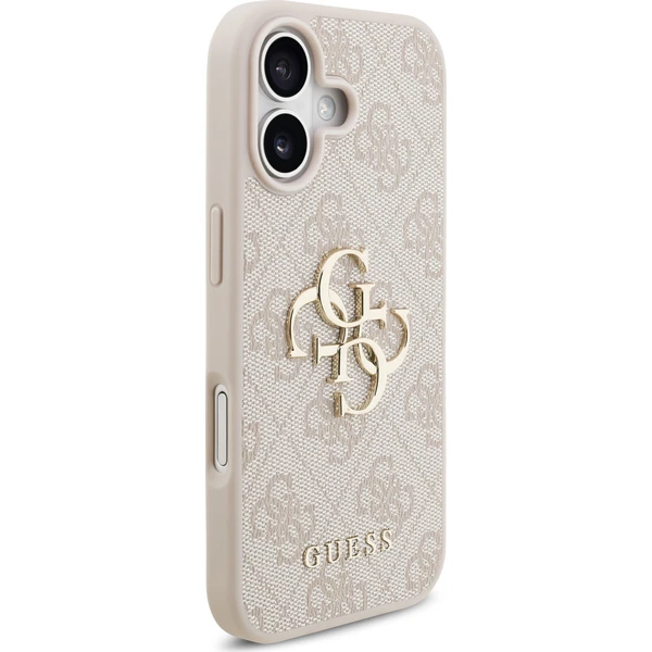 Guess PU 4G Metal Logo kryt iPhone 17 růžový - Pouzdra - Obrázek b6c34ad599d8493d91920b4e78c66e12