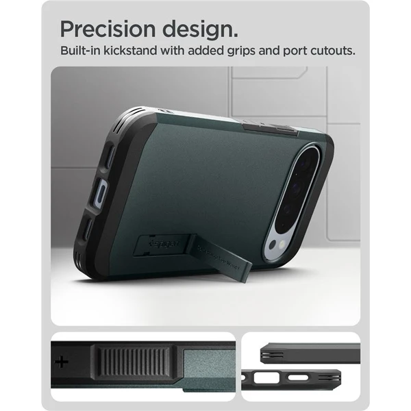 Spigen Tough Armor MagSafe kryt Google Pixel 10 Pro XL zelený - Pouzdra - Obrázek b6d1876912374707b130b6b9020af72a