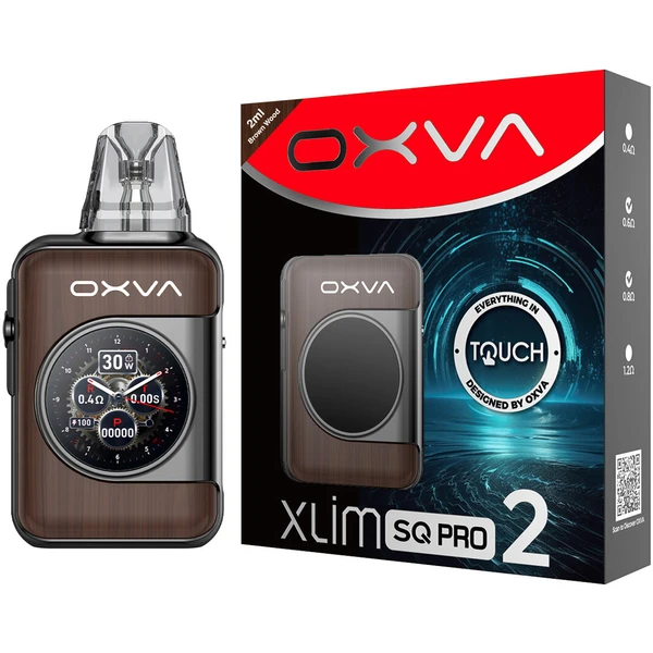 OXVA Xlim SQ Pro 2 Pod Kit Brown Wood - Elektronické cigarety - Obrázek b6f0f38871714e6098afd858c50c6abf