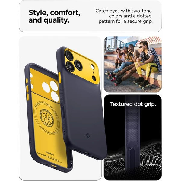 Spigen Nano Pop MagSafe kryt iPhone 17 Pro Max blueberry navy - Pouzdra - Obrázek b6f900bc930b4e85853a7e37c699b8ee