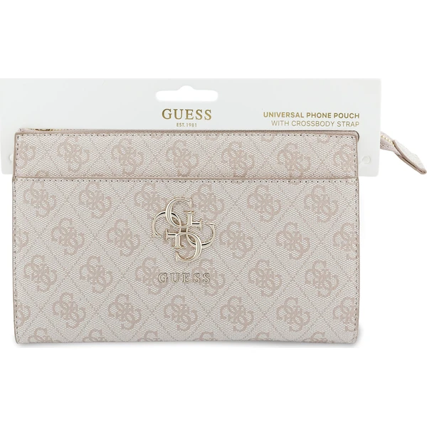 Guess PU 4G Metal Logo kabelka na telefon růžová - Kabelky - Obrázek b70c662a26534ee8accca38e3e2bf3d5
