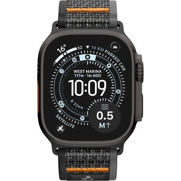 Spigen Athlex Air 2 Active řemínek Apple Watch 49/46/45/44mm černý/oranžový - Řemínky - Obrázek b72947769ea847f488d903bf7898dd09