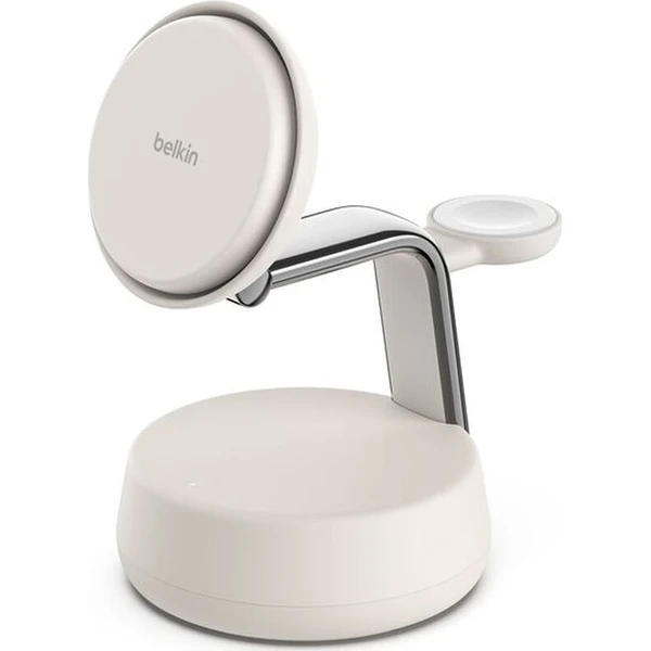 Belkin UltraCharge™ PRO Qi2 25W 3v1 MagSafe nabíječka pro iPhone/Apple Watch/AirPods písečná - Nabíječky - Obrázek b7a65ddd4ce240359035444b1cd0c8de