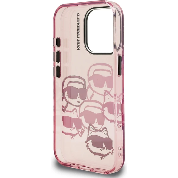 Karl Lagerfeld IML Multi K&CH Heads kryt iPhone 16 Pro růžový - Pouzdra - Obrázek b7a6712ace5d463fb095a984d3fd06f0