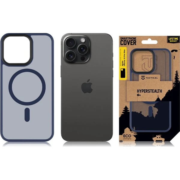 Tactical MagForce Hyperstealth kryt iPhone 15 Pro Max Deep Blue - Pouzdra - Obrázek b7b97f5ad3334048bddf3f6e6499fd2d