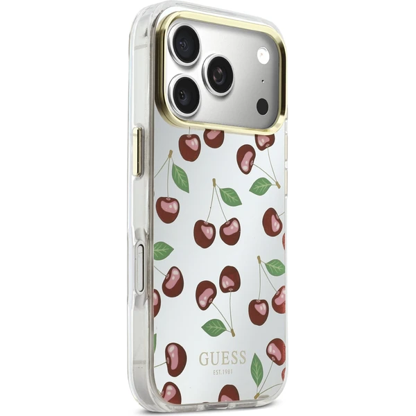 Guess PC/TPU Mirror Glitter Cherry MagSafe kryt iPhone 17 Pro - Pouzdra - Obrázek b7f89e4d32e746baa5a8ad89b8cb9c66
