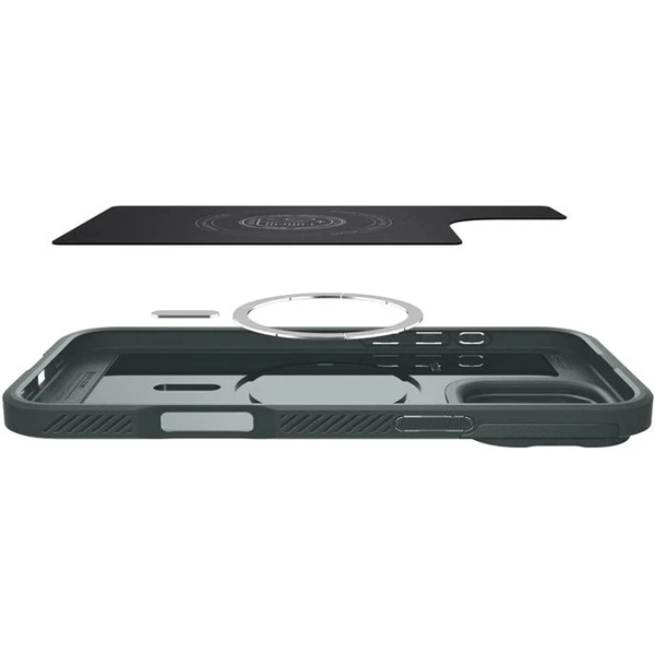 Spigen Optik Armor MagSafe kryt iPhone 16 Pro abyss green - Pouzdra - Obrázek b80287bfe75e495c94abb2243fd91a2e