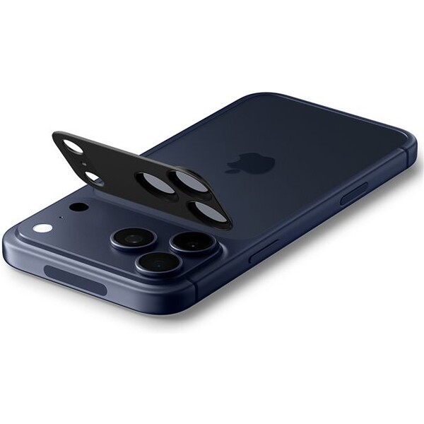 Spigen Glass tR EZ Fit Optik Pro XL sklo na fotoaparát iPhone 17 Pro černé