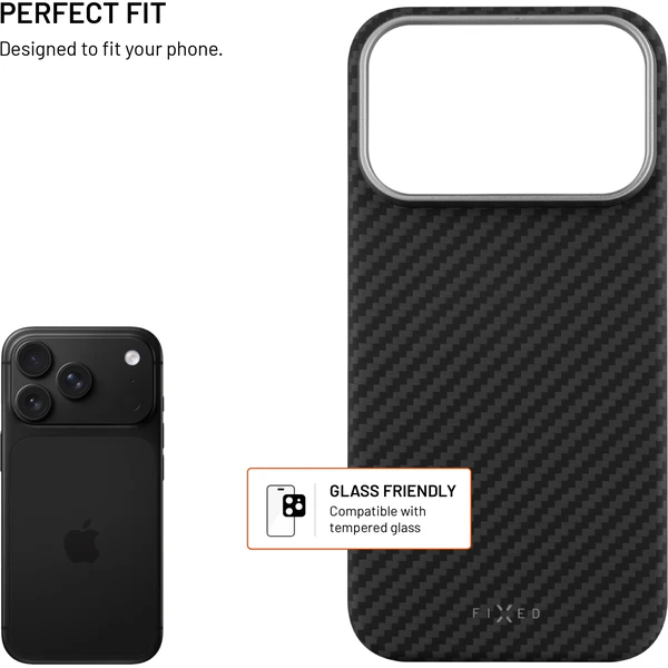 FIXED MagVelar kryt s MagSafe Apple iPhone 18 Pro černý - Pouzdra - Obrázek b834b46b07484b439c54c44f92286339