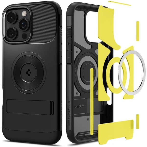 Spigen Slim Armor MagSafe kryt iPhone 16 Pro black - Pouzdra - Obrázek b8495db17cb3424bbe82e2c6389a7bd1