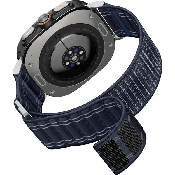 Spigen Fabric Band řemínek (hook-and-loop) Samsung Galaxy Watch Ultra 47mm námořně modrý - Řemínky - Obrázek b84bb9a29add4d8d8f4e00f209c76223