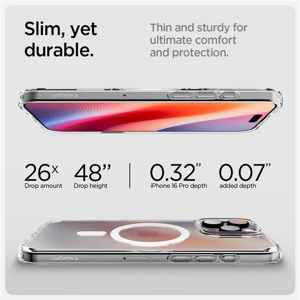 Spigen Ultra Hybrid T MagSafe kryt iPhone 16 Pro bílý - Pouzdra - Obrázek b85c33764b0845918aa1466ba9dacc8b