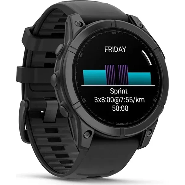 Garmin Fenix E 47 mm šedá ocel/černý silikonový řemínek (Další) - Chytré hodinky - Obrázek b877d86813ec4829841df11a287d2c21