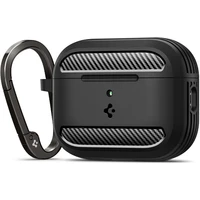 Spigen Rugged Armor pouzdro AirPods Pro 3 matte black - Pouzdra
