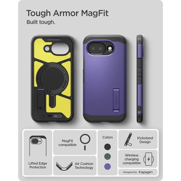 Spigen Tough Armor MagSafe kryt Google Pixel 10a ash violet - Pouzdra - Obrázek b88fbc0b34e64ed38160804d8a2b3450