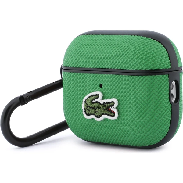 Lacoste Petit Pique Croc Logo Patch Pouzdro pro AirPods Pro 3 zelené - Pouzdra - Obrázek b8a0d9c24a064b26a2172cb851f2532c