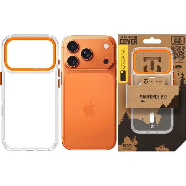 Tactical MagForce 2.0 MagSafe kryt Apple iPhone 17 Pro/18 Pro oranžový - Pouzdra - Obrázek b8faa0a2681840edaacb900ed5446db6
