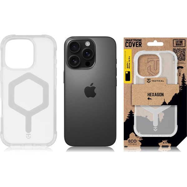 Tactical MagForce Hexagon kryt Apple iPhone 16 Pro bílý - Pouzdra - Obrázek b90357be6f59481b88e58588a40b95e7