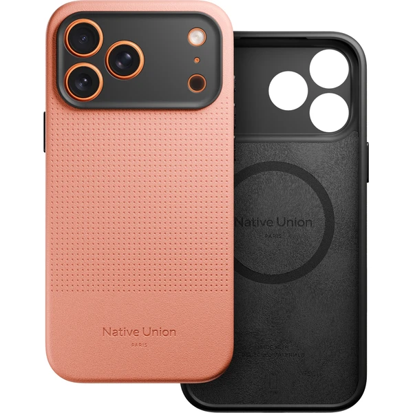 Native Union Active Case MagSafe kryt z recyklovaného materiálu iPhone 17 Pro Max apricot