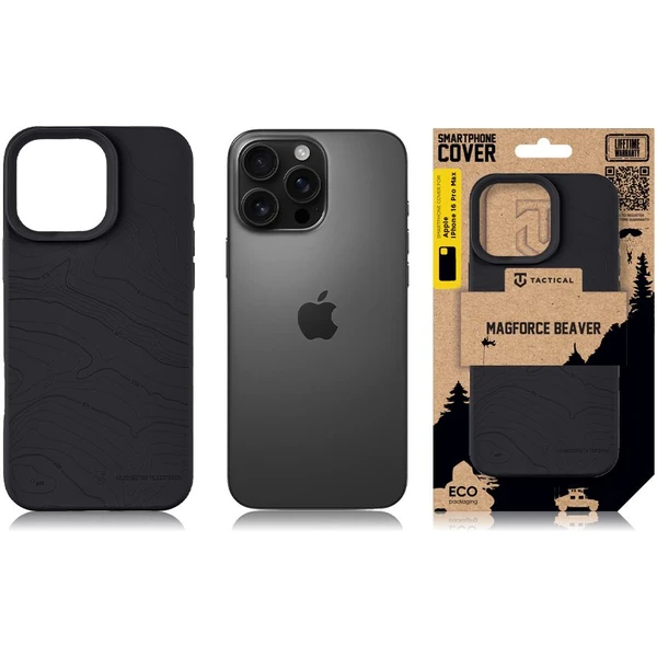 Tactical MagForce Beaver Kryt s MagSafe pro iPhone 16 Pro Max Asphalt - Pouzdra - Obrázek b9190d6a479c4c1ab71705636fbc4c74