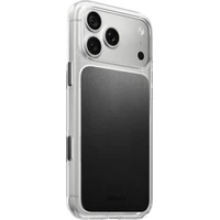 Nomad Clear Leather (Horween) MagSafe kryt iPhone 17 Pro Max/18 Pro Max Black - Pouzdra