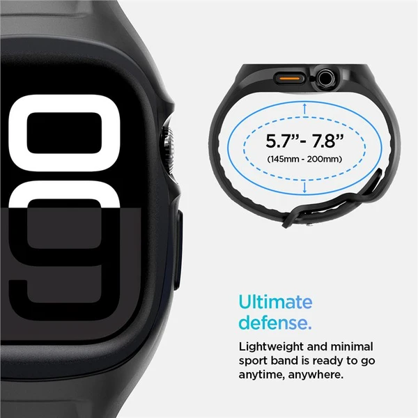 Spigen Liquid Air Pro kryt s řemínkem Apple Watch 10/11 (46mm) černý - Pouzdra - Obrázek b930bc5cdfc2465abf5564f768fb3722