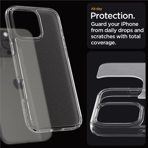 Spigen Ultra Hybrid kryt iPhone 16 Pro frost clear - Pouzdra - Obrázek b93fa555a6a340fe8b14c3f857810c1b