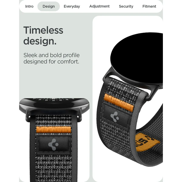 Spigen Athlex Air Active řemínek Google Pixel Watch 5/4/3 45mm black/orange - Řemínky - Obrázek b94c41f621fb47979100223782e93f17