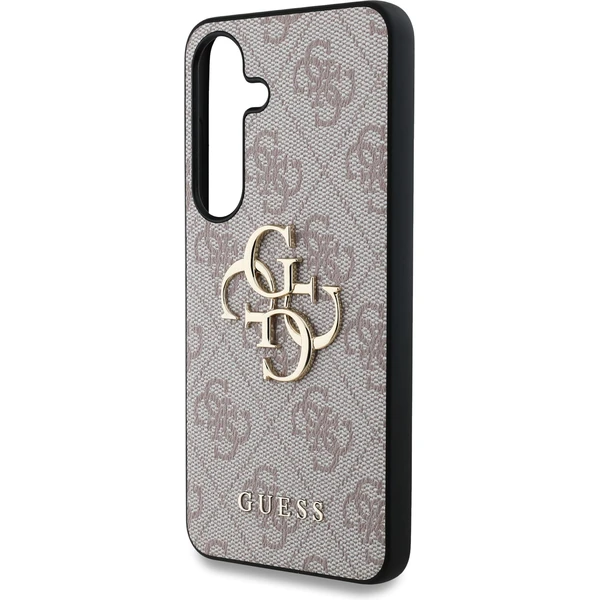Guess PU 4G Metal Logo kryt Samsung Galaxy S25 růžový - Pouzdra - Obrázek b958733ebd6d45a79c23fd9677657c44