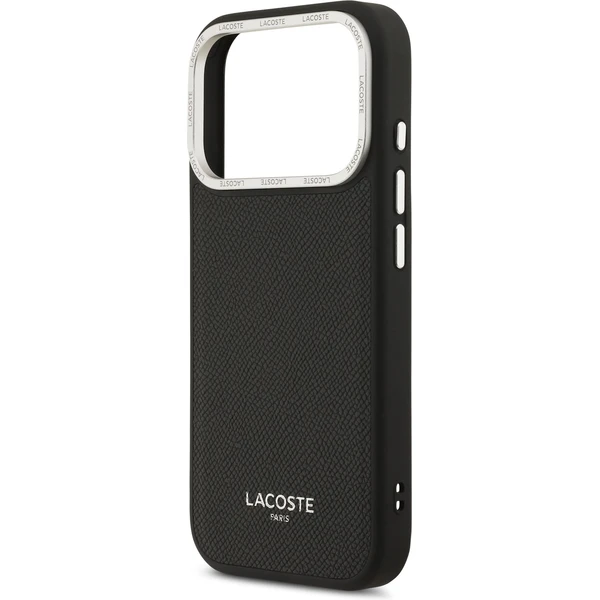 Lacoste PU Leather Champs Elysees MagSafe kryt iPhone 17 Pro černý - Pouzdra - Obrázek b969875777d249778757fac55e1ab00b