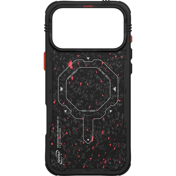 SKINARMA Vektor Mag-Charge MagSafe kryt iPhone 17 Pro Max Black/Red - Pouzdra - Obrázek b97557b7bcb14c3884d730173ff6ad40