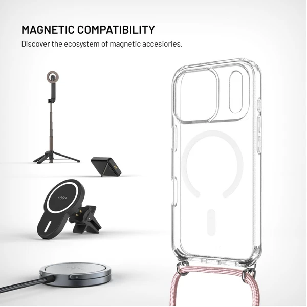 FIXED MagPure Neck kryt s růžovou šňůrkou na krk pro Apple iPhone 17 Pro - Pouzdra - Obrázek b975921a771b492f8bd9df3518a5fbd6