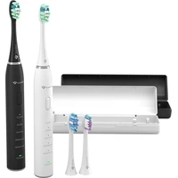 TrueLife SonicBrush Clean30 Duo sonický kartáček bílý/černý - Zubní kartáčky